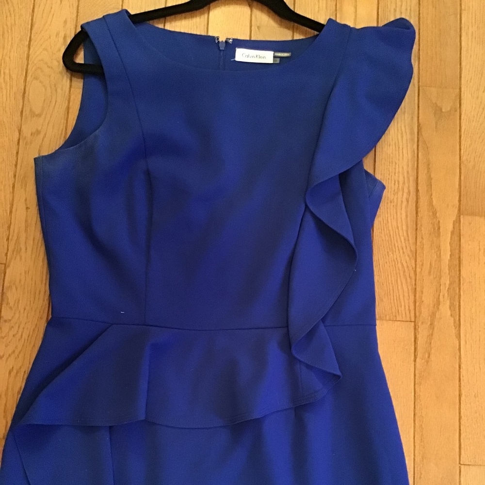 Royal Blue Calvin Klein sheath dress